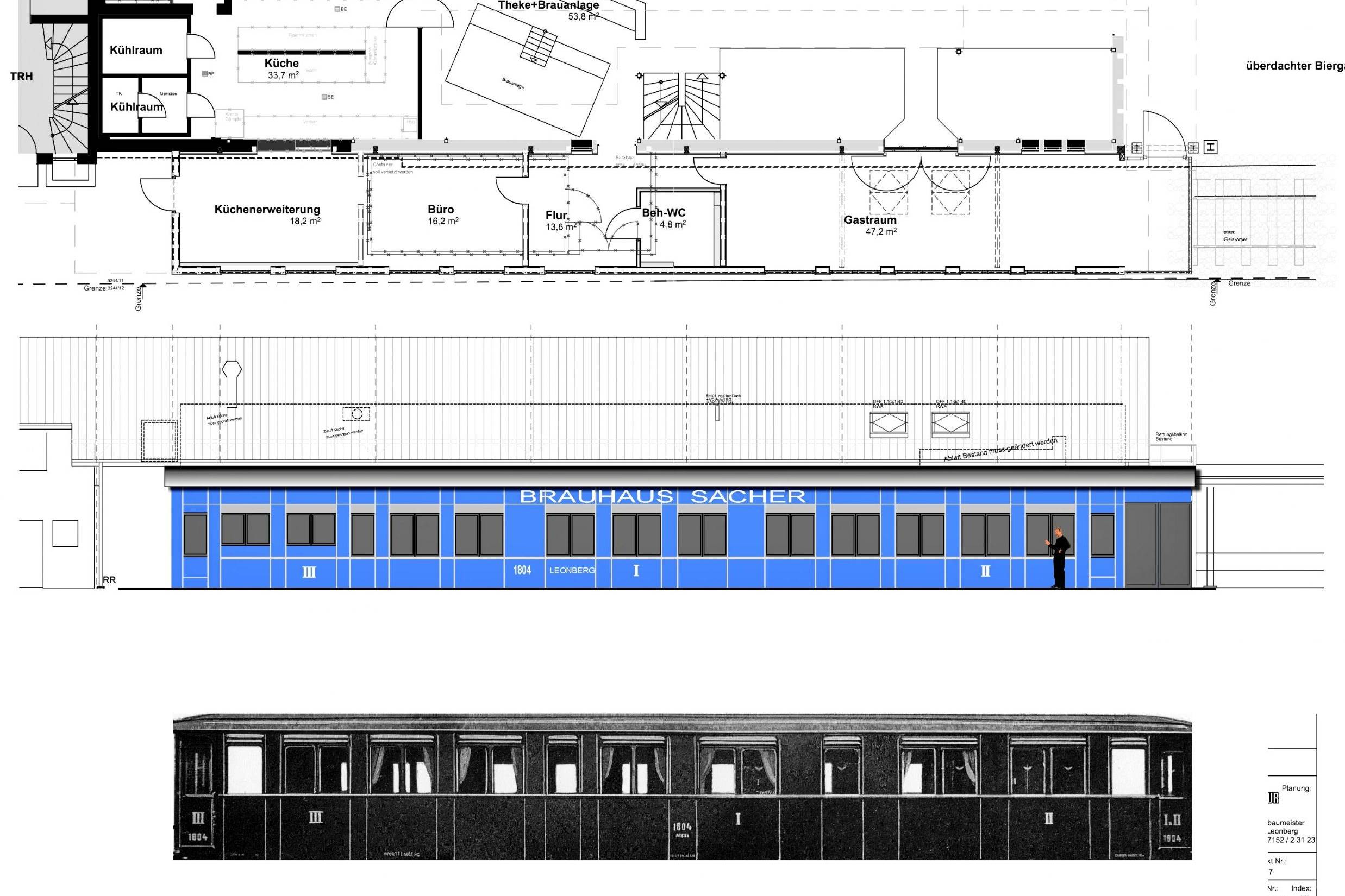 Entwurfsplanung für Sacher Restauranterweiterung von Archeplan Architektur
